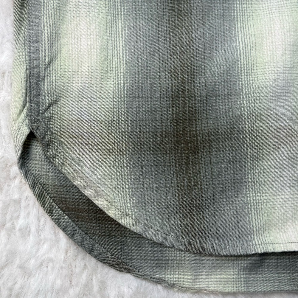 REI Coop Plaid Wallace Lake Flannel‎ ButtonUp Shirt Women XL Organic Cotton Fall - Picture 13 of 14